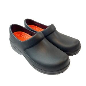 Crocs Neria Pro II Literide Clog W Black Slip Resistant Women 7 Work Nurse Chef